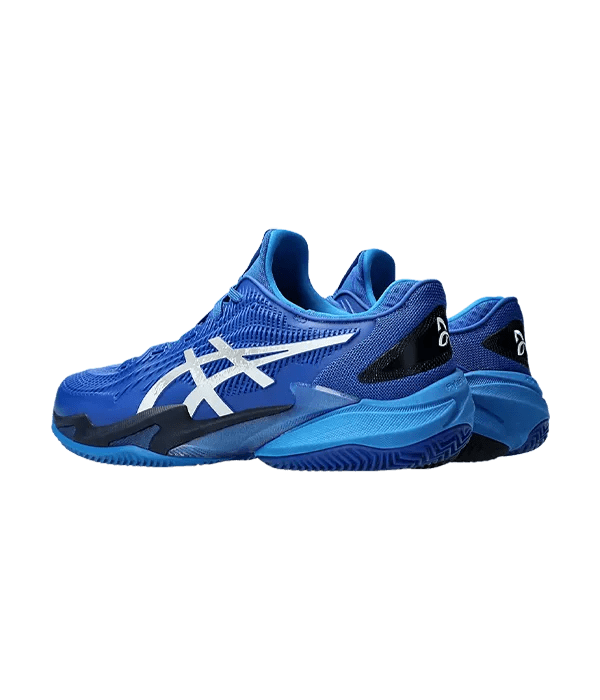 Padel Shoes Asics Court FF 3 Novak Clay Tuna Blue/Pure Silver 2025 - Kings Dr