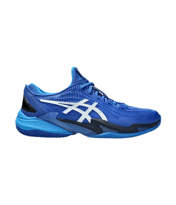 Padel Shoes Asics Court FF 3 Novak Clay Tuna Blue/Pure Silver 2025 - Kings Dr