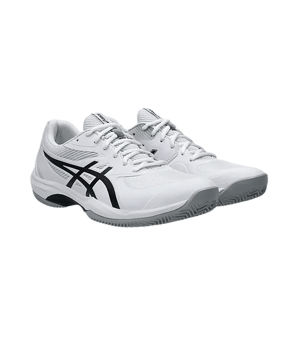 Padel Shoes Asics Game FF Clay/OC White/Black - Kings Dr