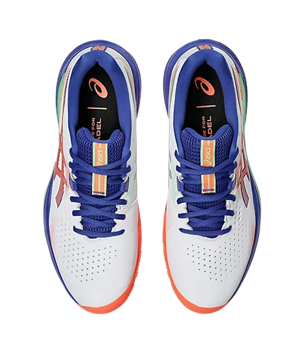 Padel Shoes Asics Gel-Challenger 15 Padel White/Vivid Coral 2025 - Kings Dr