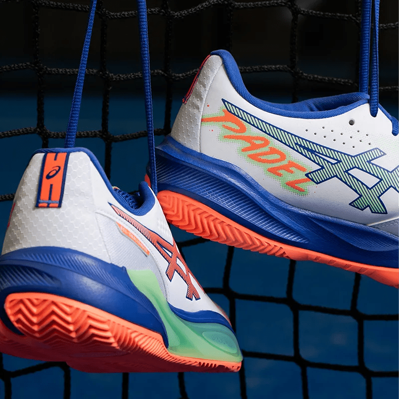 Padel Shoes Asics Gel-Challenger 15 Padel White/Vivid Coral 2025 - Kings Dr
