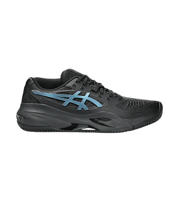 Padel Shoes Asics Gel Resolution X Clay Night Energy Black/Prism Blue - Kings Dr