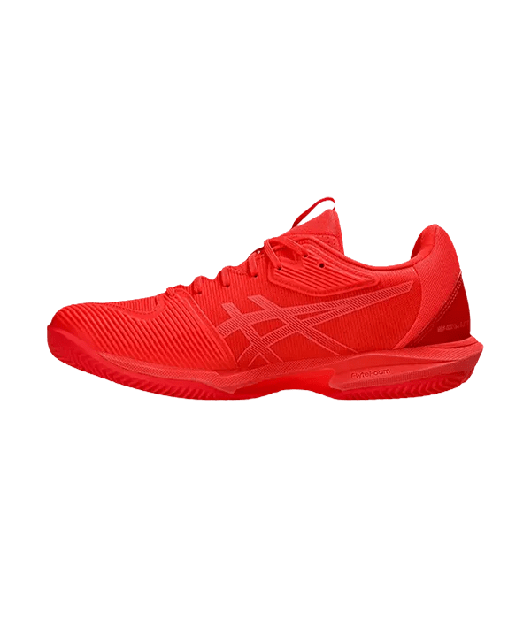 Padel Shoes Asics Solution Speed FF 3 Clay Flash Red/Blazing Coral 2025 - Kings Dr