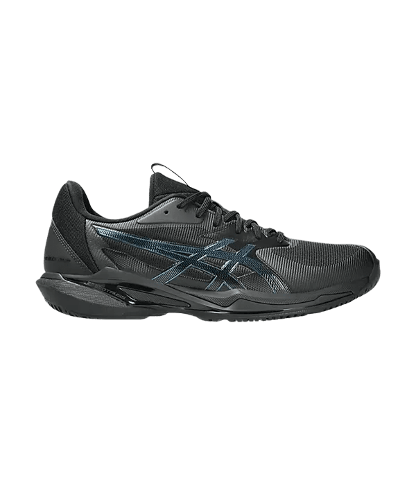 Padel Shoes Asics Solution Speed FF 3 Clay Night Energy Black/Prism Blue 2025 - Kings Dr