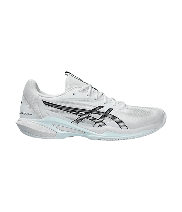 Padel Shoes Asics Solution Speed FF 3 Clay White/Black 2025 - Kings Dr