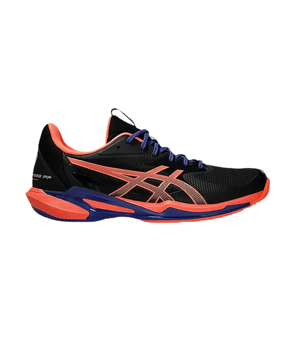 Padel Shoes Asics Solution Speed FF 3 Padel Black/Vivid Coral 2025 - Kings Dr