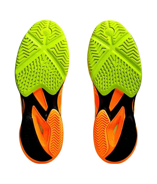 Padel Shoes Asics Solution Speed FF 3 Padel Satadium Orange/Safety Yellow - Kings Dr