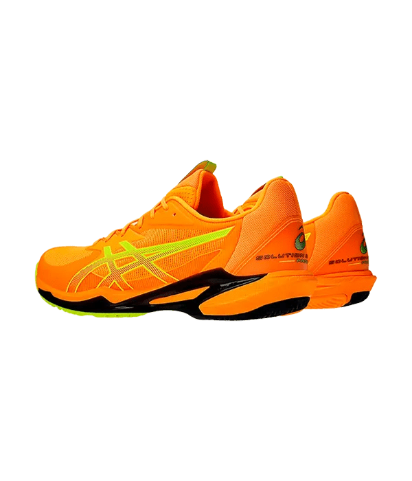Padel Shoes Asics Solution Speed FF 3 Padel Satadium Orange/Safety Yellow - Kings Dr
