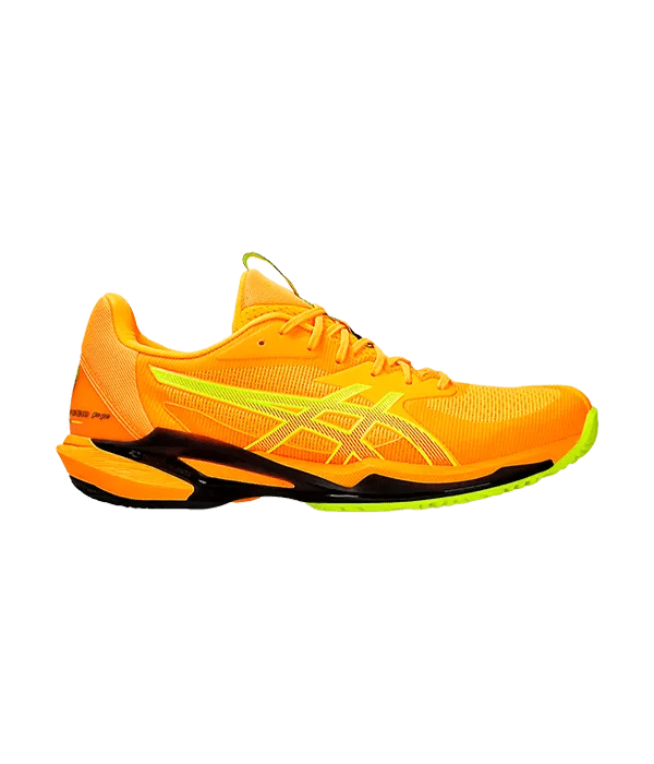 Padel Shoes Asics Solution Speed FF 3 Padel Satadium Orange/Safety Yellow - Kings Dr