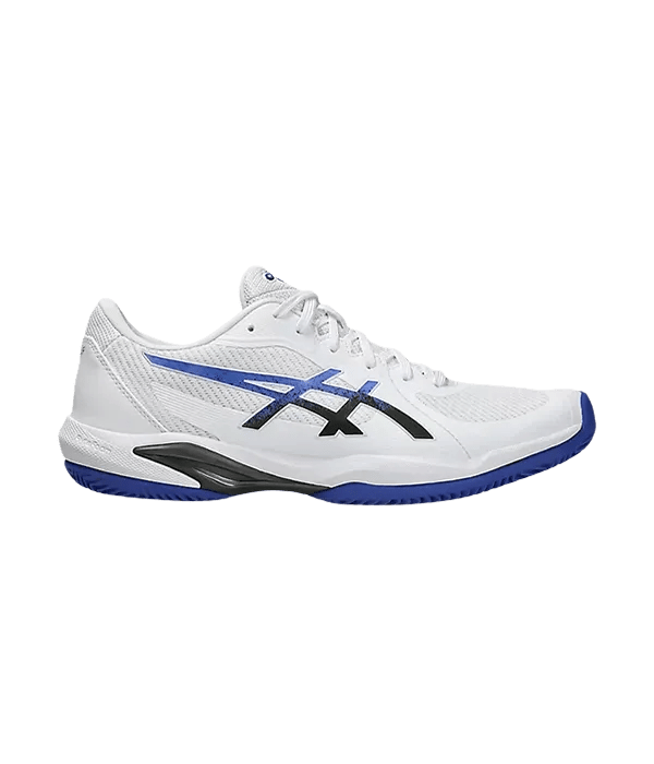Padel Shoes Asics Solution Swift FF 2 Clay White/Dark Cobalt 2025 - Kings Dr