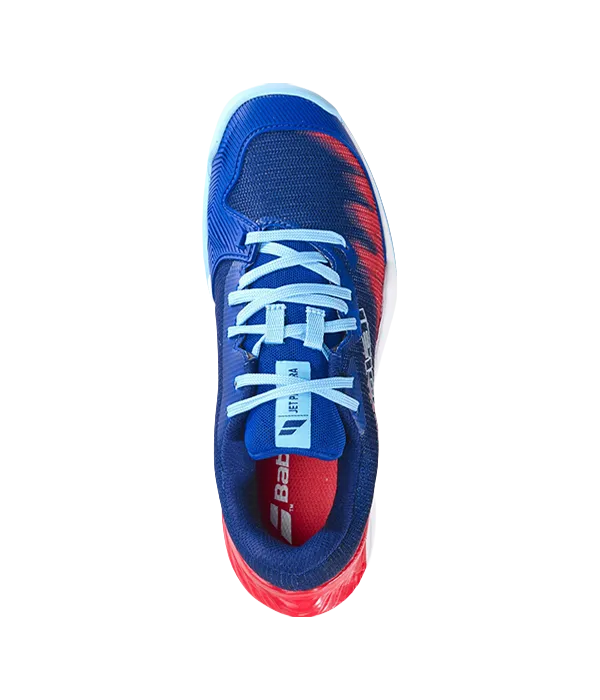 Padel Shoes Babolat Jet Premura 2 Junior Boy Blue/Poppy Red - Kings Dr