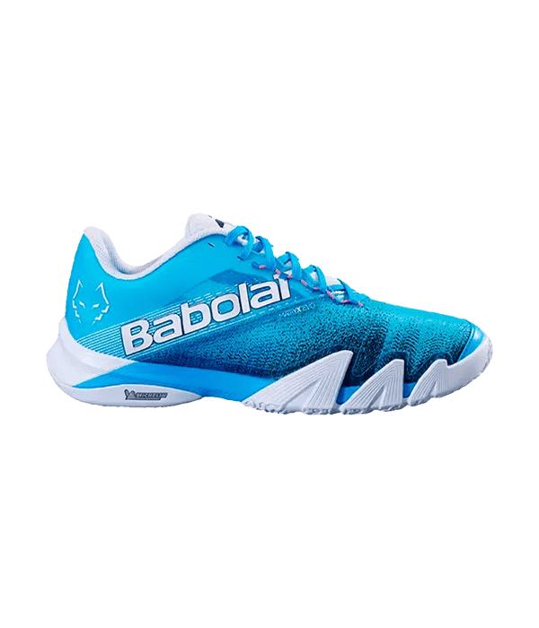 Padel Shoes Babolat Jet Premura 2 Junior Cyan Blue/White - Kings Dr