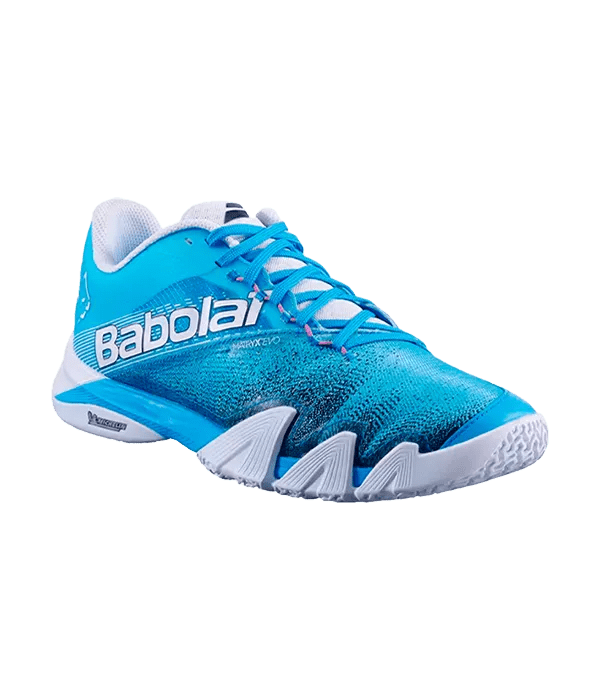 Padel Shoes Babolat Jet Premura 2 Junior Cyan Blue/White - Kings Dr