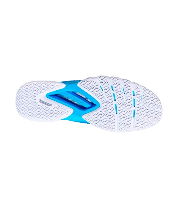 Padel Shoes Babolat Jet Premura 2 Junior Cyan Blue/White - Kings Dr