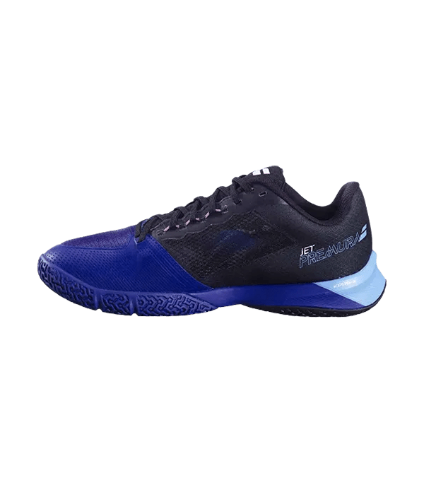 Padel Shoes Babolat Jet Premura 2 Lebron Black/Mazarine Blue 2025 - Kings Dr
