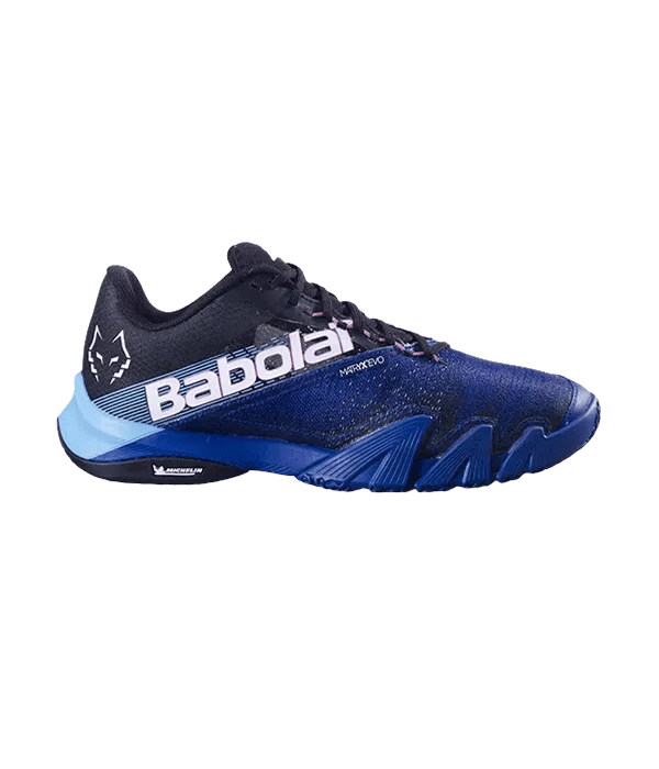 Padel Shoes Babolat Jet Premura 2 Lebron Black/Mazarine Blue 2025 - Kings Dr