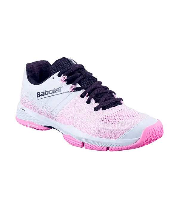 Padel Shoes Babolat Sensa Mujer White/Lilac 2025 - Kings Dr