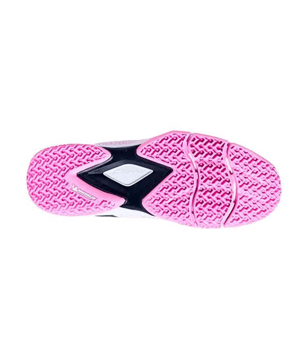 Padel Shoes Babolat Sensa Mujer White/Lilac 2025 - Kings Dr