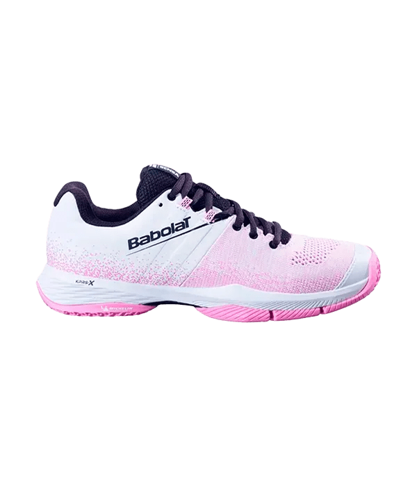 Padel Shoes Babolat Sensa Mujer White/Lilac 2025 - Kings Dr