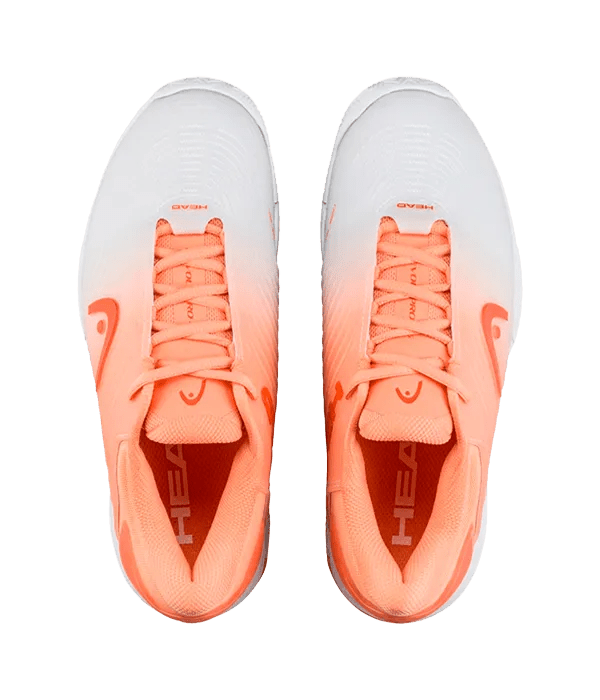Padel Shoes HEAD Revolt Pro 4.5 Clay Mujer Coral/White 2025 - Kings Dr