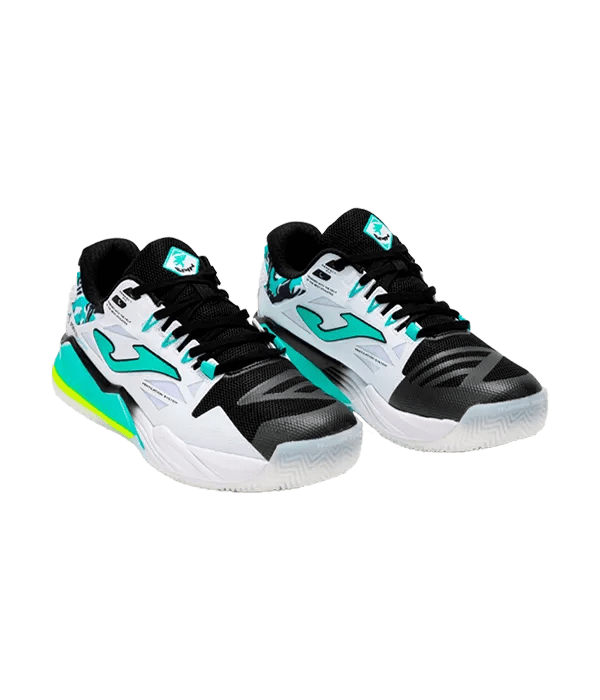 Padel Shoes Joma Spin Men 2542 White Turquoise 2025 - Kings Dr