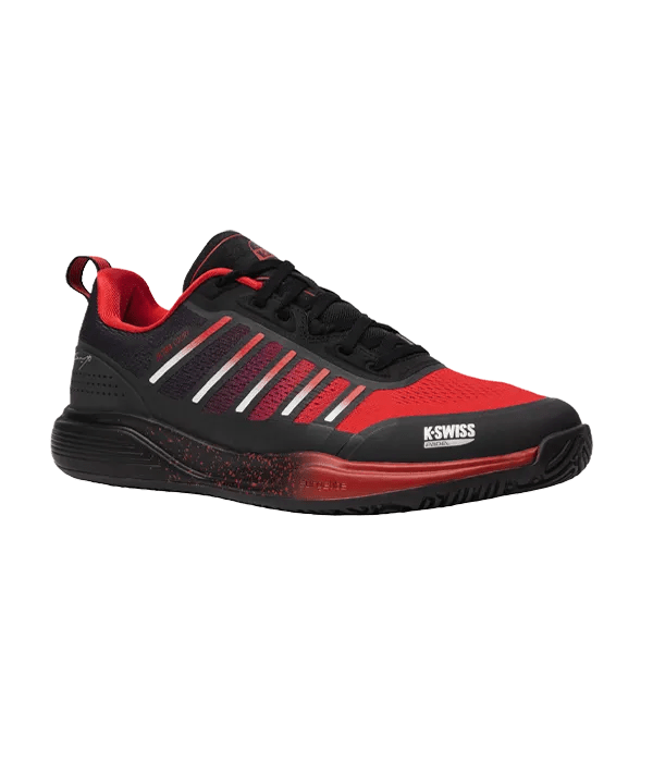 Padel Shoes K-Swiss Ultra Court Padel Black/Red 2025 Sanyo - Kings Dr