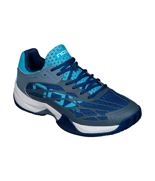 Padel Shoes NOX AT10 Lux Stone/Bonnie Blue - Kings Dr