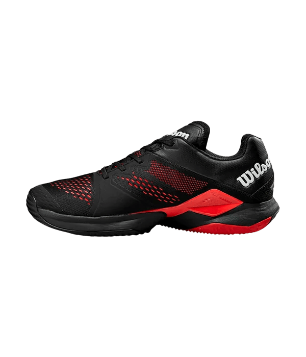 Padel Shoes Wilson Bela Tour Black/Infrared/Black - Kings Dr