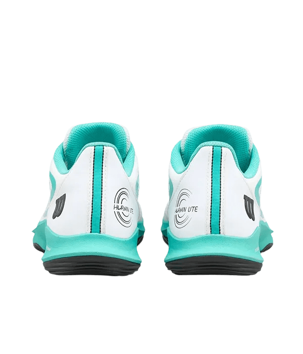 Padel Shoes Wilson Hurakn Lite White/Turquoise/Black Mujer 2025 - Kings Dr
