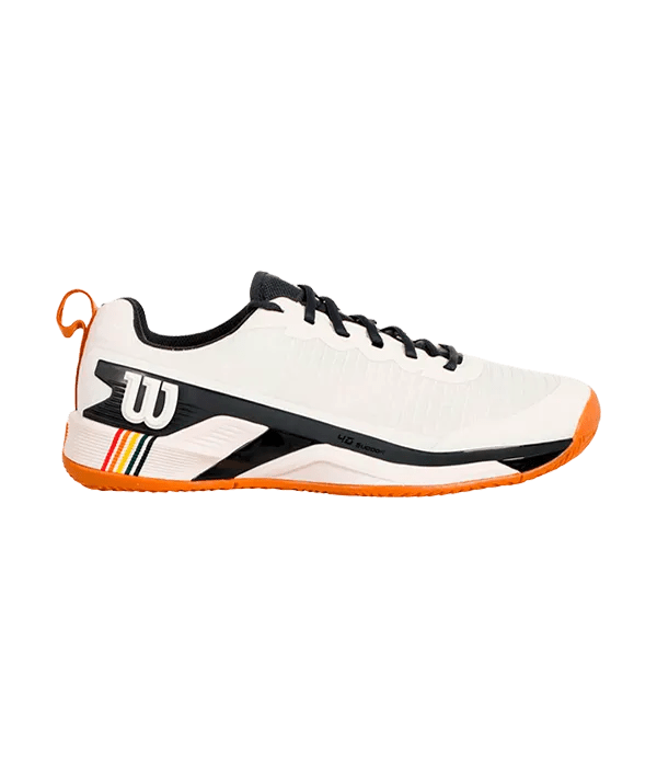 Padel Shoes Wilson Rush Pro 4.5 Clay RG White/Navy Blazer/Gum 2025 - Kings Dr