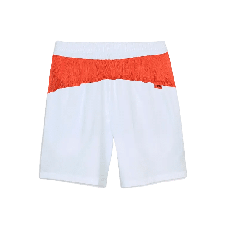 Pantalon Corto NOX Team Blanco/Naranja - Kings Dr