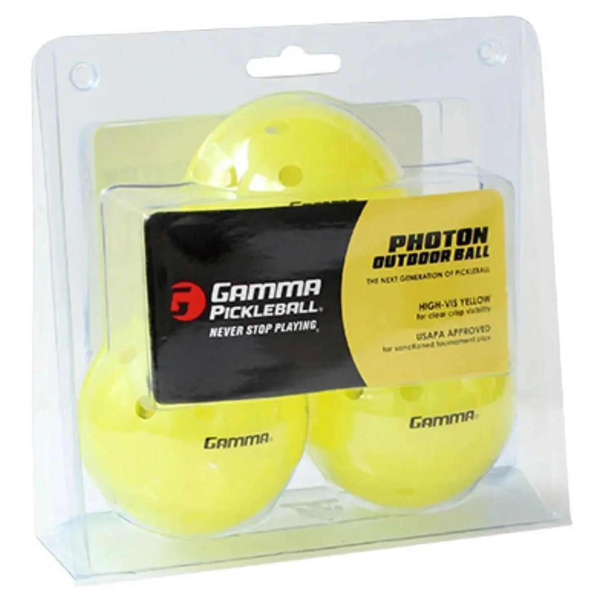 Photon Outdoor Pickleball Ball 3 Pack - Kings Dr