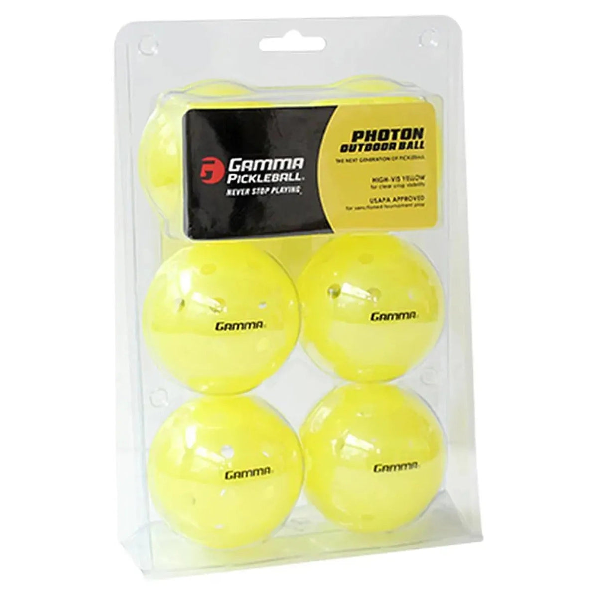 Photon Outdoor Pickleball Ball 6 Pack - Kings Dr