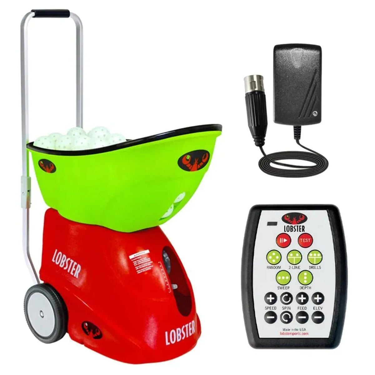 Pickle Champion with 20-Function Remote Control Pickleball Machine - Kings Dr