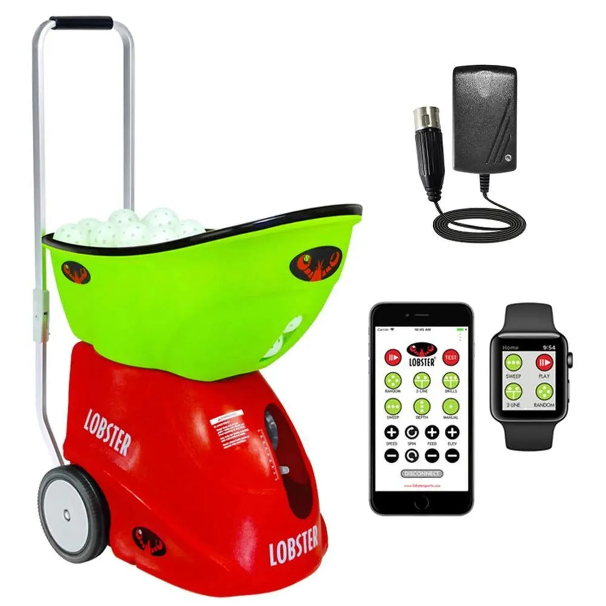 Pickle Champion with 20-Function Wi-Fi Remote Control for Pickleball Machine - Kings Dr