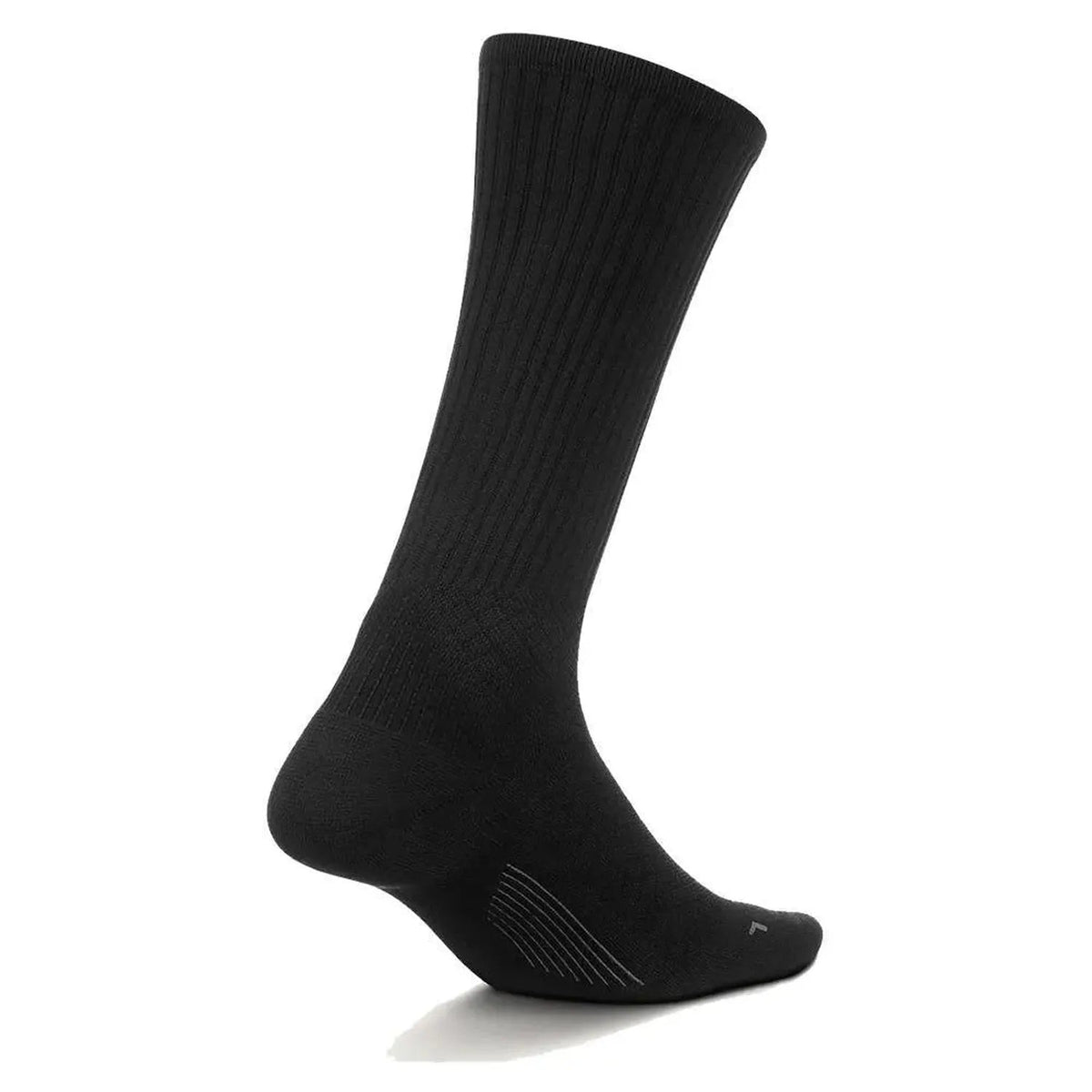 Plantar Fasciitis Relief Cushion Crew Socks Black - Kings Dr