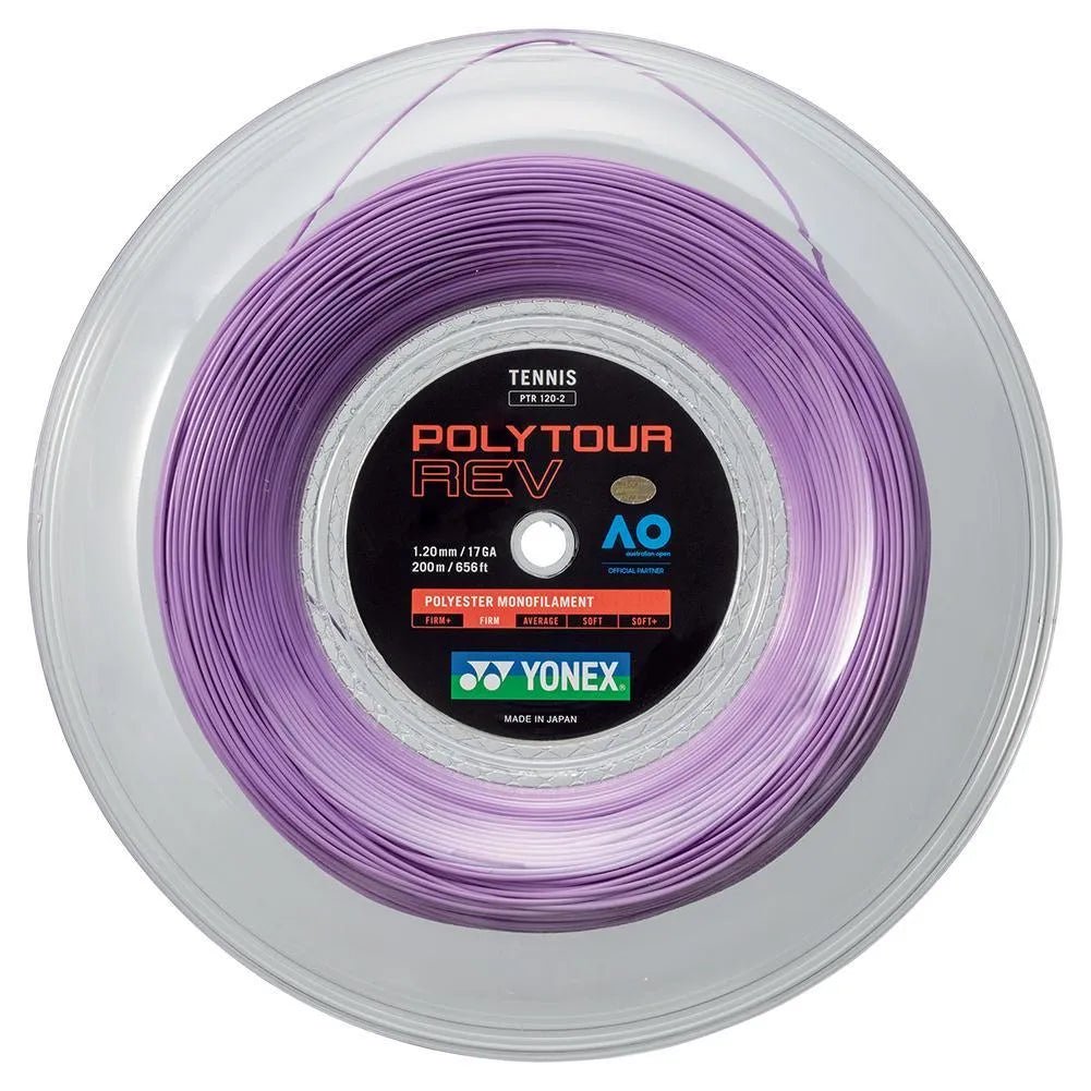 POLYTOUR REV Tennis String Reel Purple - Kings Dr