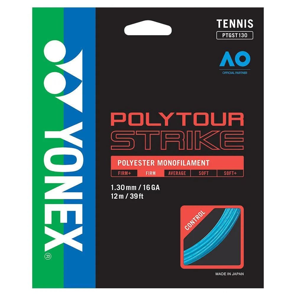 POLYTOUR STRIKE Tennis String Blue - Kings Dr