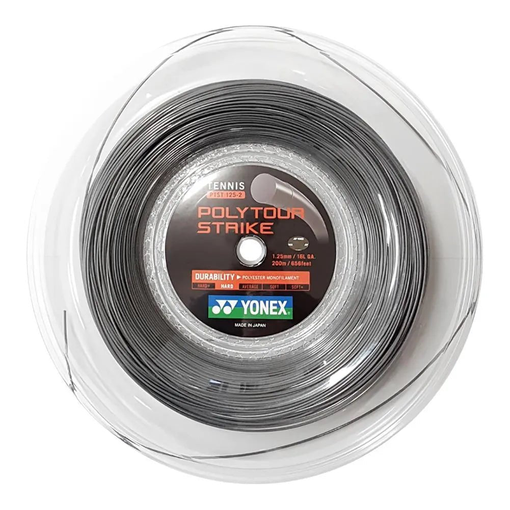 POLYTOUR STRIKE Tennis String Reel Iron Gray - Kings Dr