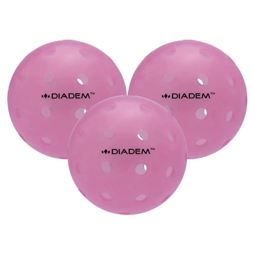 Power 3 Pack Pickleball Balls Pink - Kings Dr