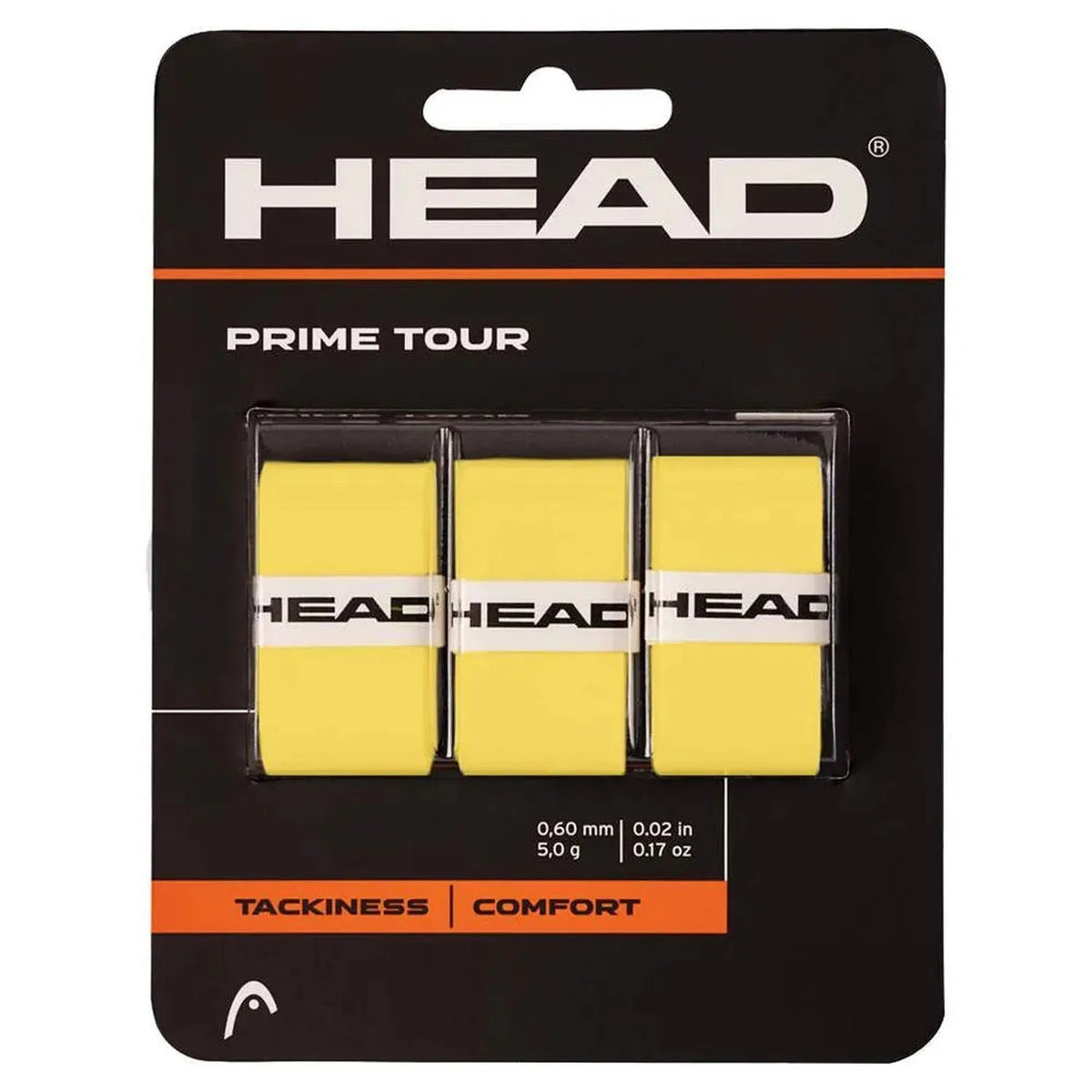 Prime Tour Tennis Overgrip 3-Pack Yellow - Kings Dr