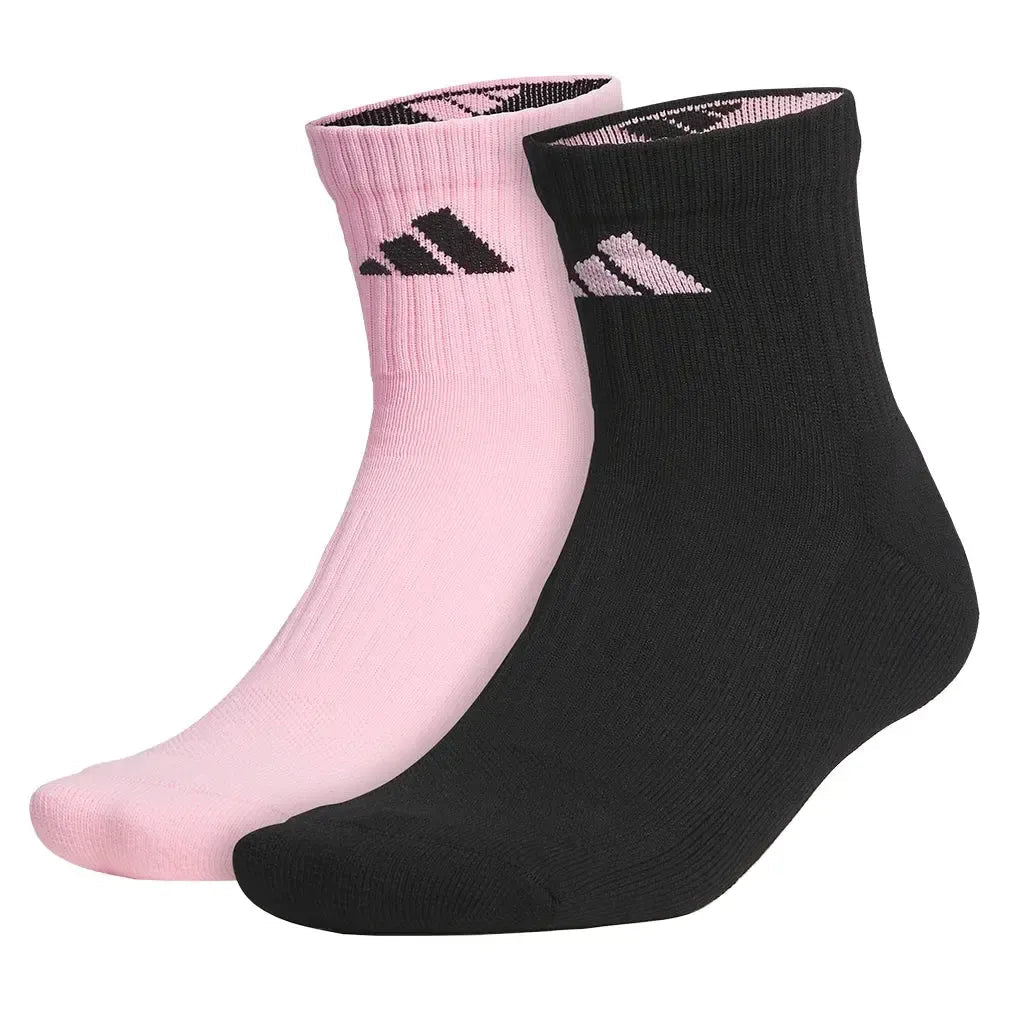 Pure Training 2-Pack High Quarter Socks True Pink and Black - Kings Dr