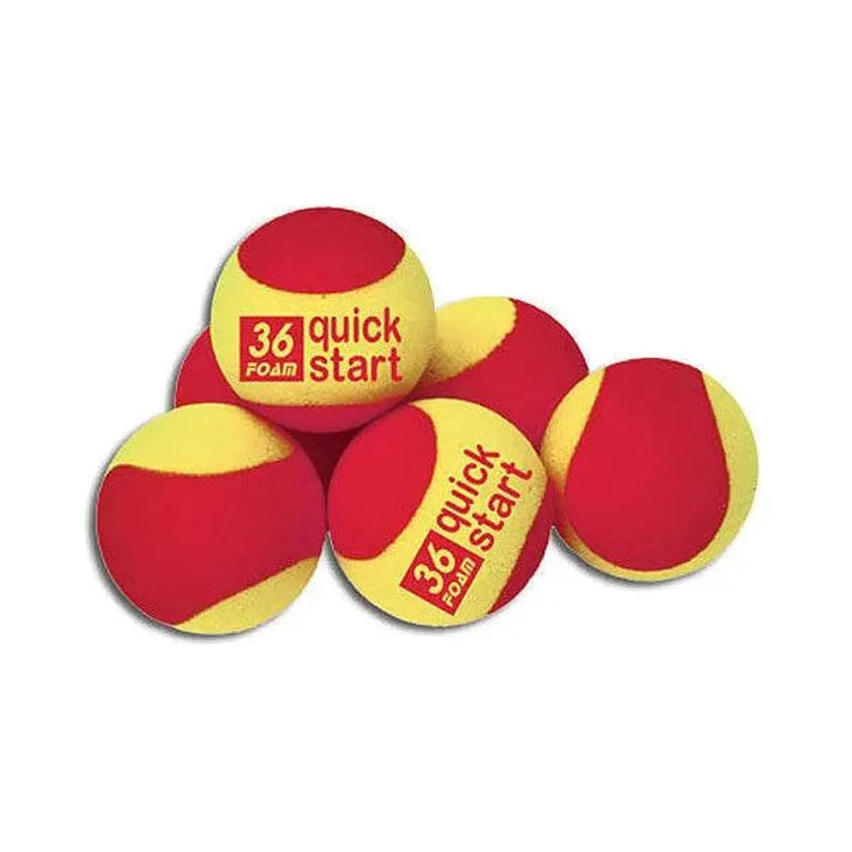 Quick Start 36 Set of 12 Foam Tennis Balls - Kings Dr