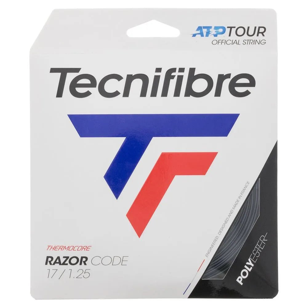 Razor Code 1.25MM/17G Tennis String Carbon - Kings Dr