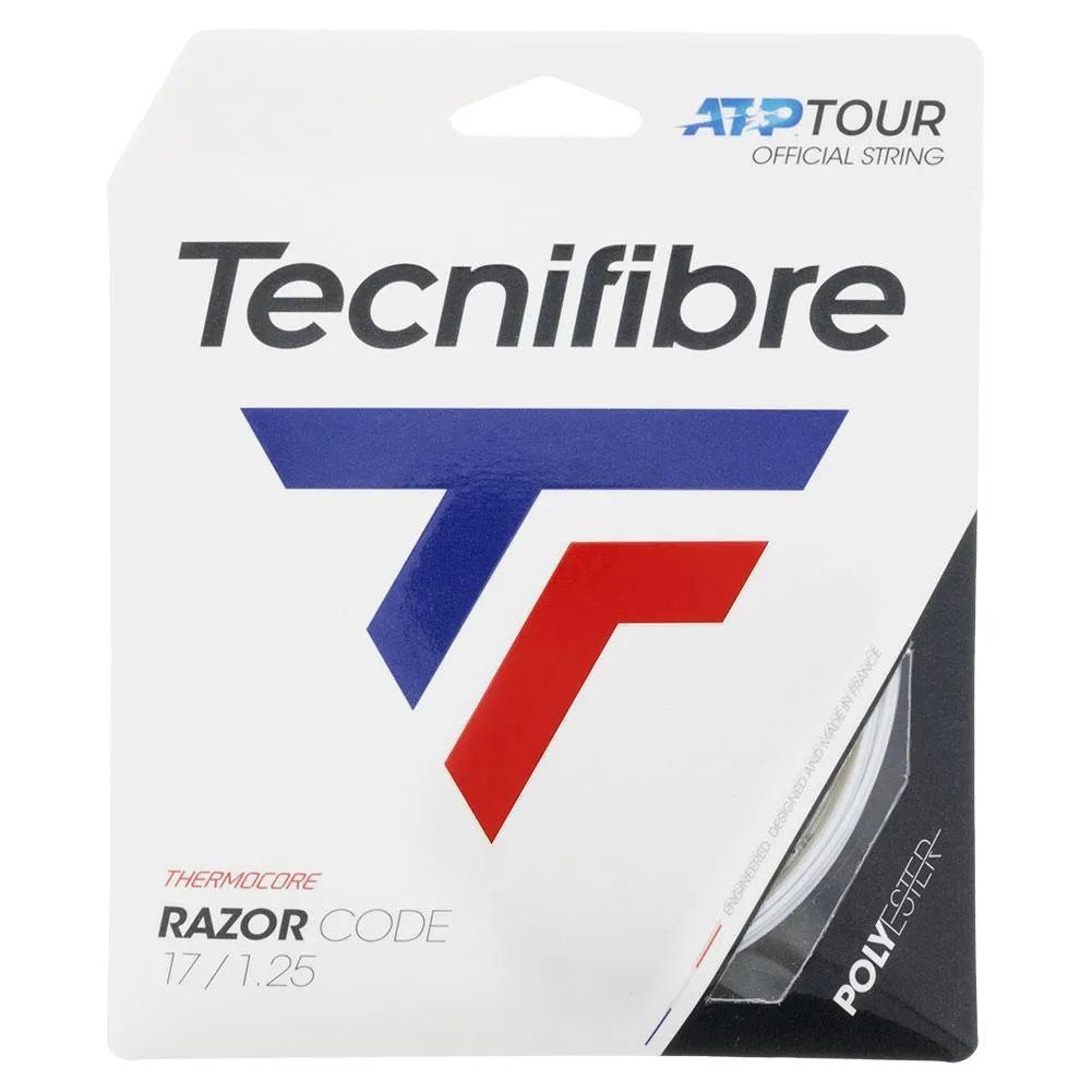Razor Code White Tennis String - Kings Dr