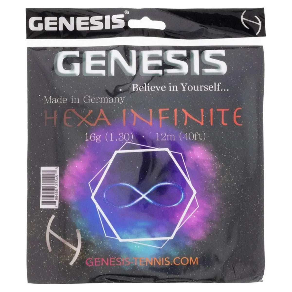 Red - Hexa Infinite 1.30 Red Tennis String - Kings Dr