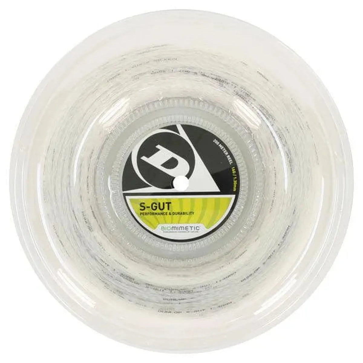 S-Gut 16G White Tennis String Reel - Kings Dr
