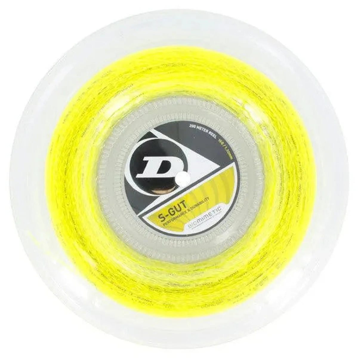 S-Gut 16G Yellow Tennis String Reel - Kings Dr