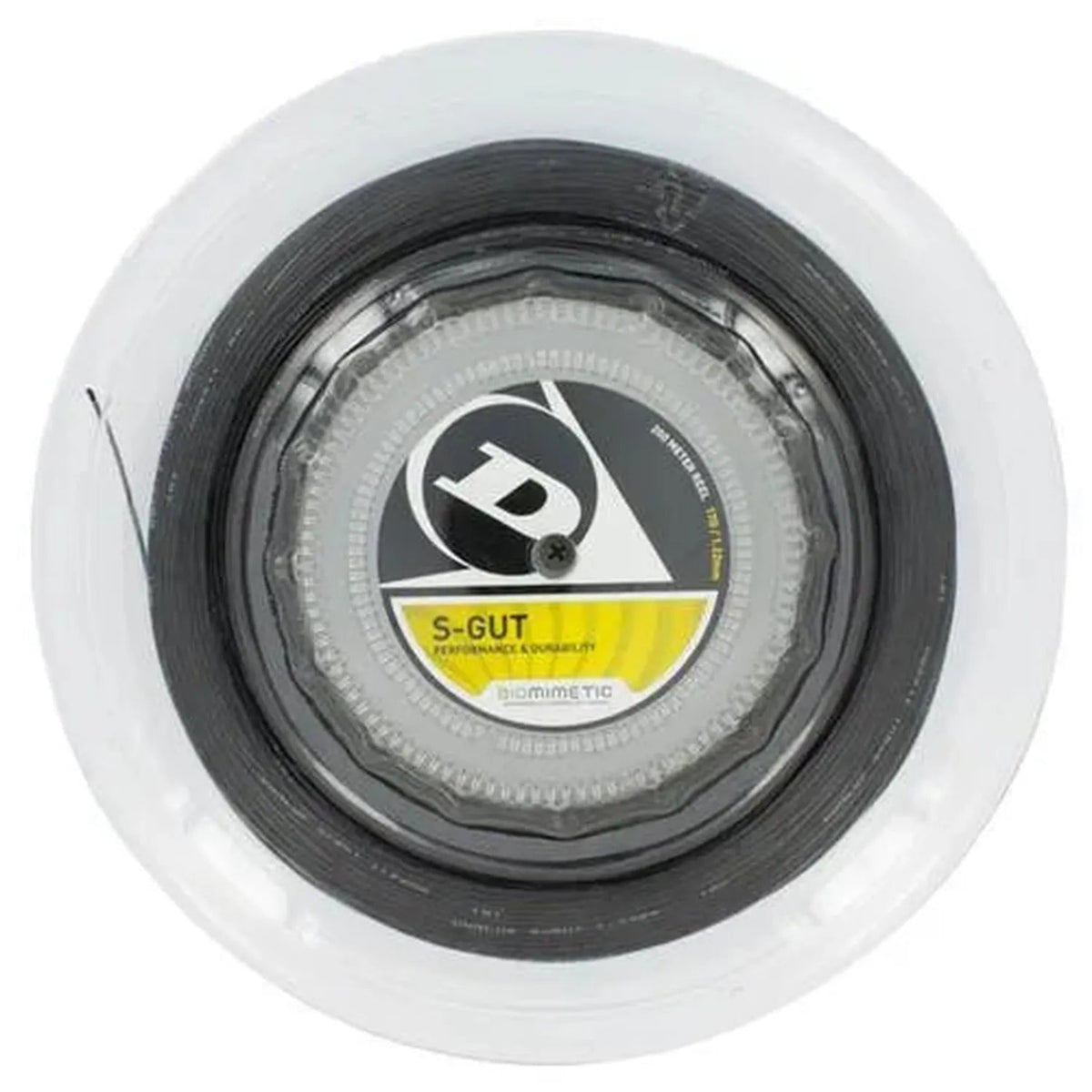 S-Gut 17G Black Reel Tennis String - Kings Dr