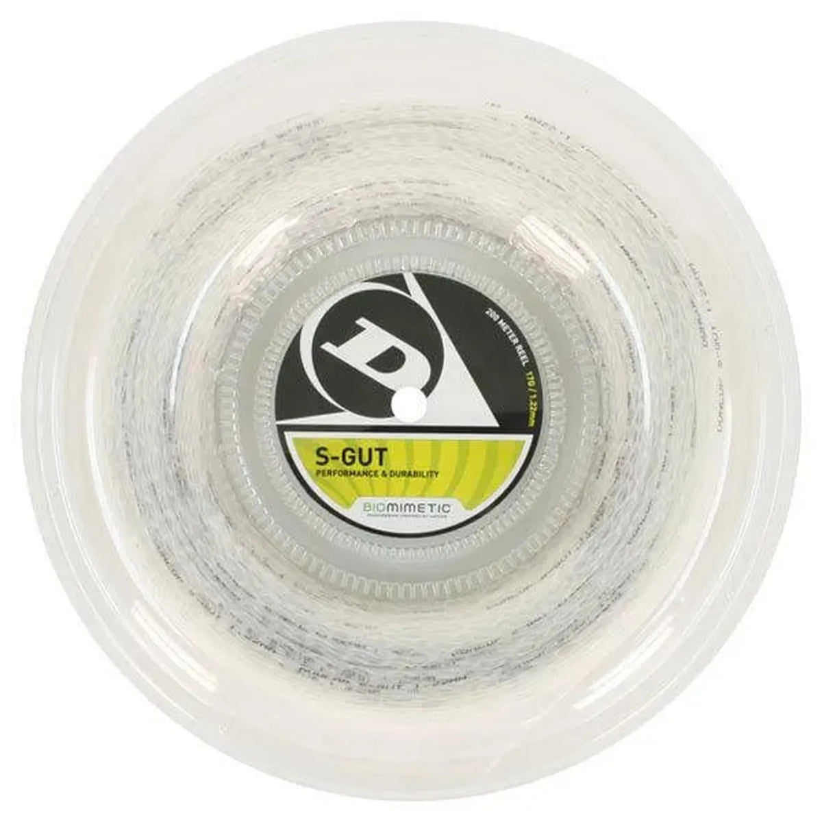S-Gut 17G White Tennis String Reel - Kings Dr